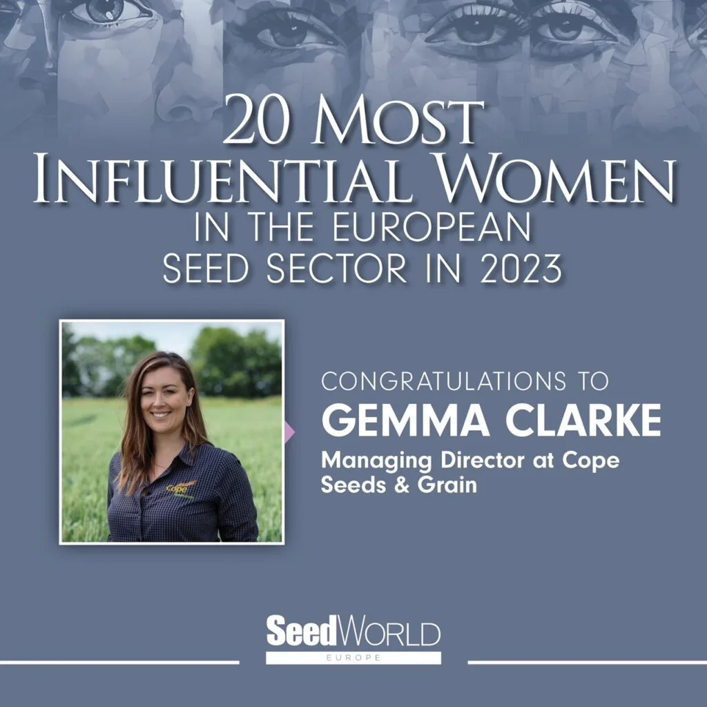Cope Seeds MD named in top 20 most influential women in seed sector